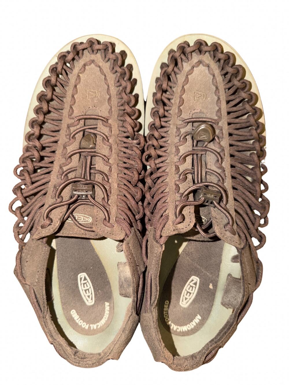 KEEN UNEEK Brown Men’s Size 10 Cord Sandals Comfort Casual Outdoor